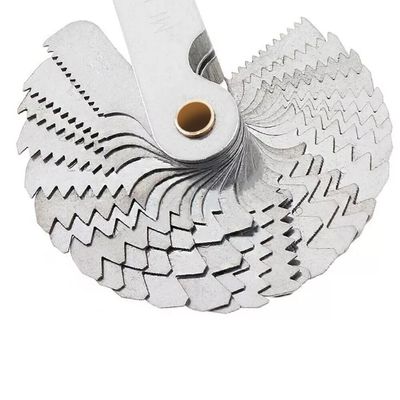 Stainless Steel Thread Pitch Gauge, Imperial and Metric, 52 different thread types