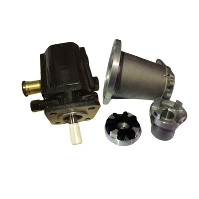 Wood Log Splitter Pump Kit Hi-Lo 10 Hp With Bell Housing Cast Iron 17 Gpm