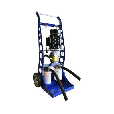 Portable Oil Transfer And Filtration Unit with 24 Lt/min Flow, 240 V AC with Optional Electronic Oil Monitoring Meter. 