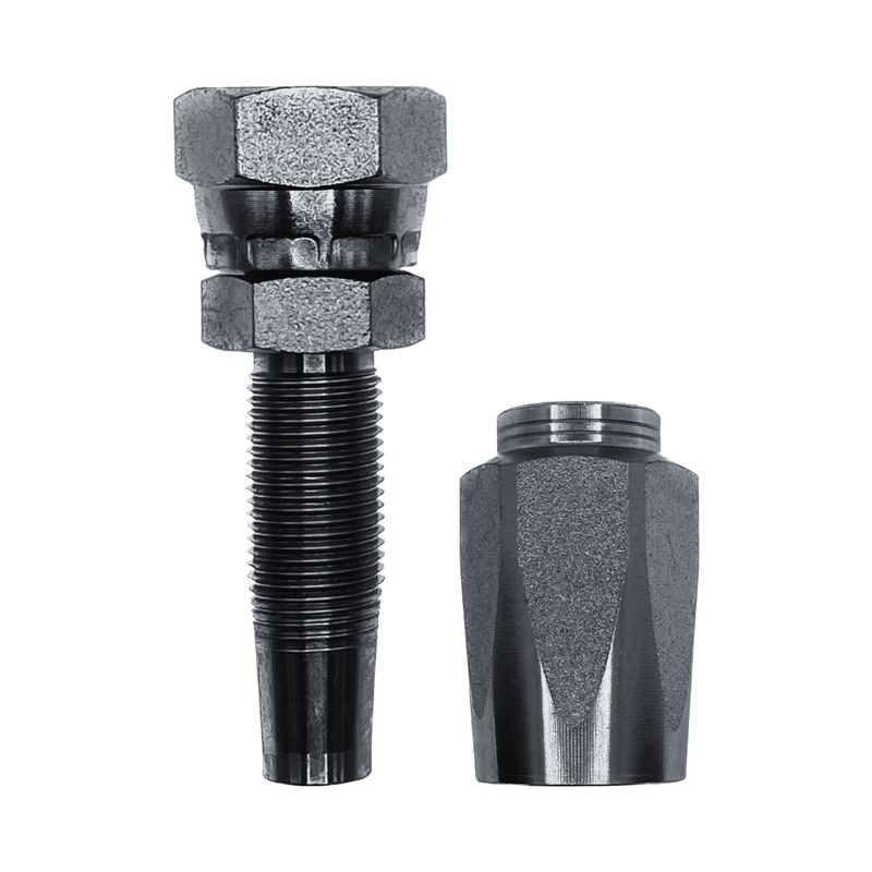 Hose Tail Reusable BSP Swivel Female Straight - With Two Wire Ferrule
