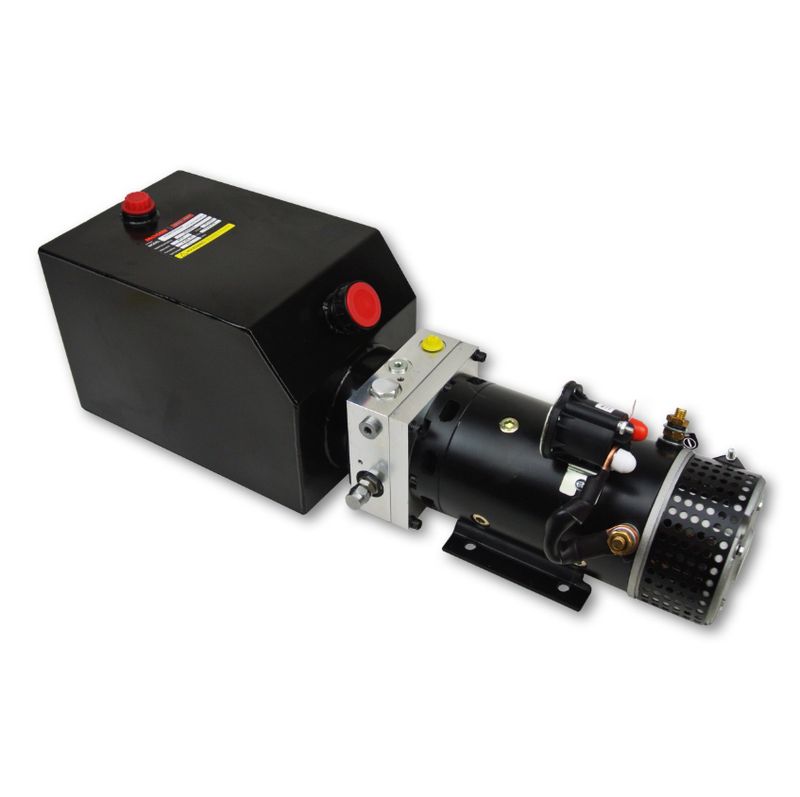 Mocen 24 Volt DC High Power Hydraulic Power Pack - 4.0 kW, 4.2 cc, Fan Cooled, 3000 PSI 4KW Power pack 24 volt high powered and Fan Cooled for longer run times.