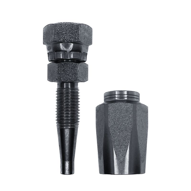 Hose Tail Reusable ORFS Female Straight - With Two Wire Ferrule