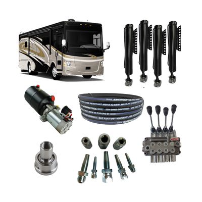 Motorhome 4 Cylinder Hydraulic Levelling Stabiliser Kit