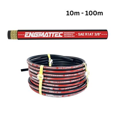 SAE 100R1 - Single Wire Hydraulic hose 3-8inch 10m-100m bore - 2,610 psi - Australian Stock