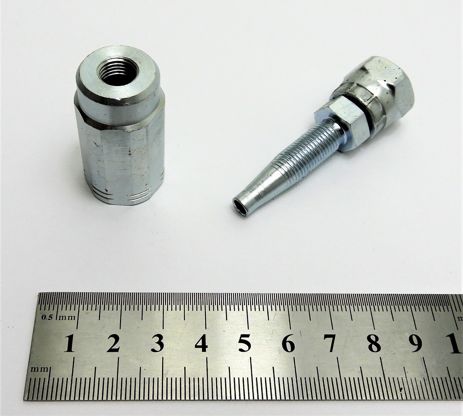 Hydraulic Hose Fitting Field Fit Reusable 1/4
