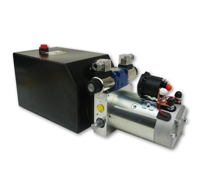 12V or 24 V DC Powered Compact Hydraulic Power Units available with S/A, D/A, and P&T configurations, Oil Tanks to 15 Lt
