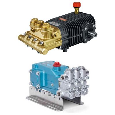 Belt drive and plunger pressure cleaner pumps