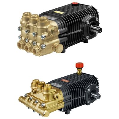 Belt drive triplex pressure washer pumps