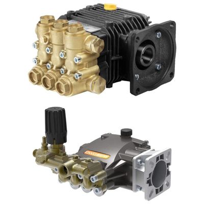 Direct drive triplex pumps with hollow shaft flange