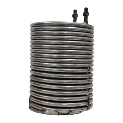 Hot water pressure cleaner heating coil
