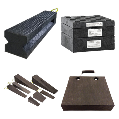 Cribbing Blocks, Wedges, Step Chocks and Jack Pads