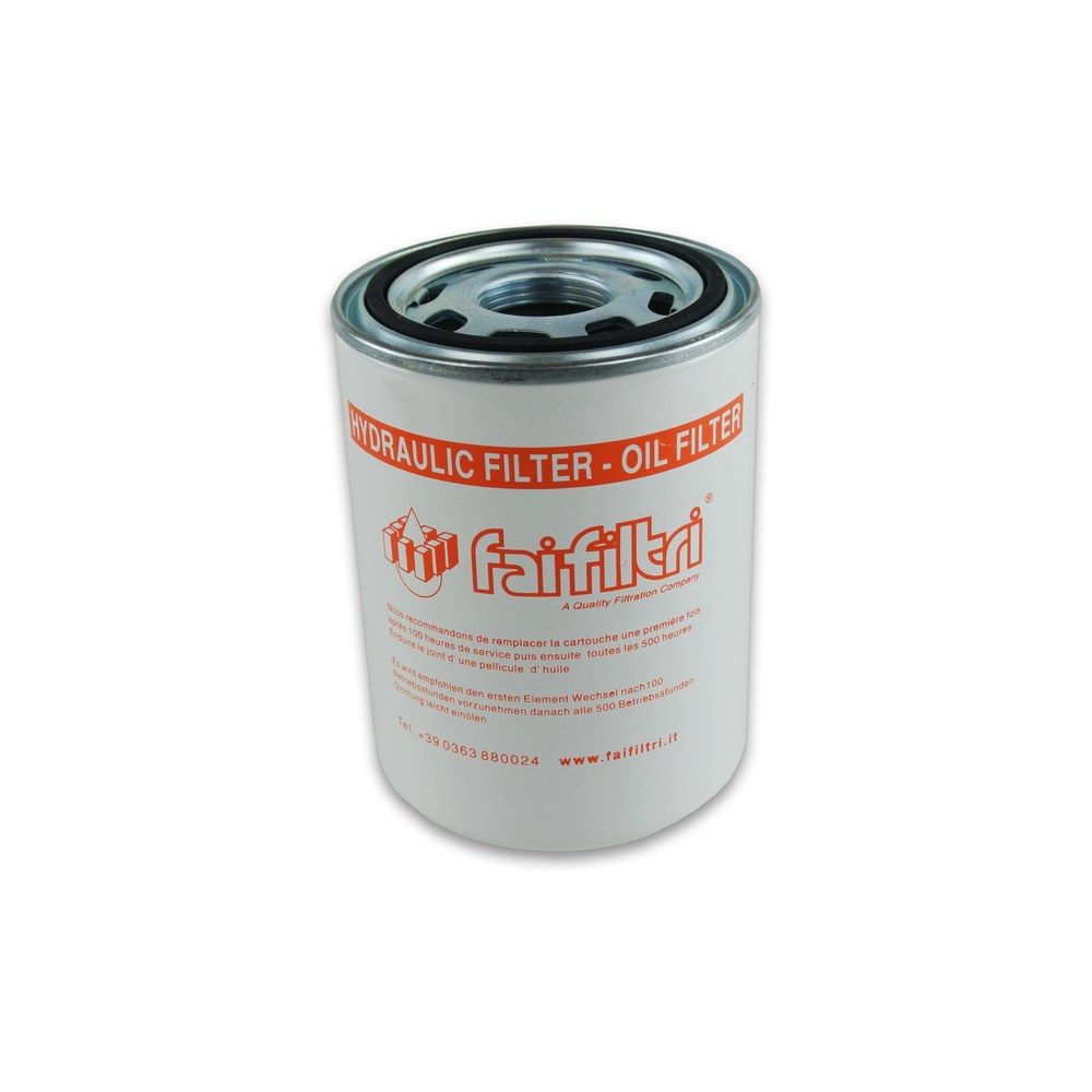 Hydraulic Oil Filter Spin-On 1-1/4" BSPP 75-300 LPM – Elements, Single &amp; Dual Head Assemblies, Micron Rating: 10 Micron Nominal, Can Length: 180mm – 75 LPM, Configuration: Element Only