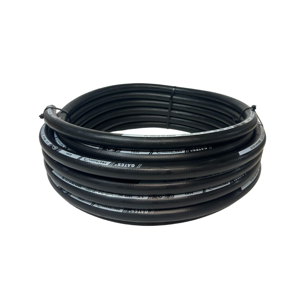 Gates Pro Series 6CR2 Hydraulic Hose - (06) 3/8" x 10 , 20, 50 , or 122m  - 2 Wire - 4800 psi, Length: 10 Metres