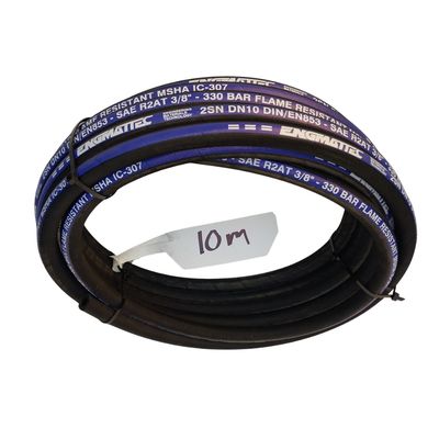 10m reel of R2 Hydraulic Hose 2 wire 1-4,1-2,3-8,3-4 inch high pressure hose bulk