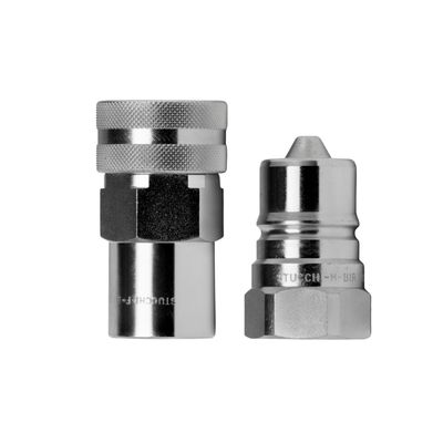 Stucchi BIR Poppet Quick Release Couplers ISO 7241-B - BSP - 1/4 to 2 Inch