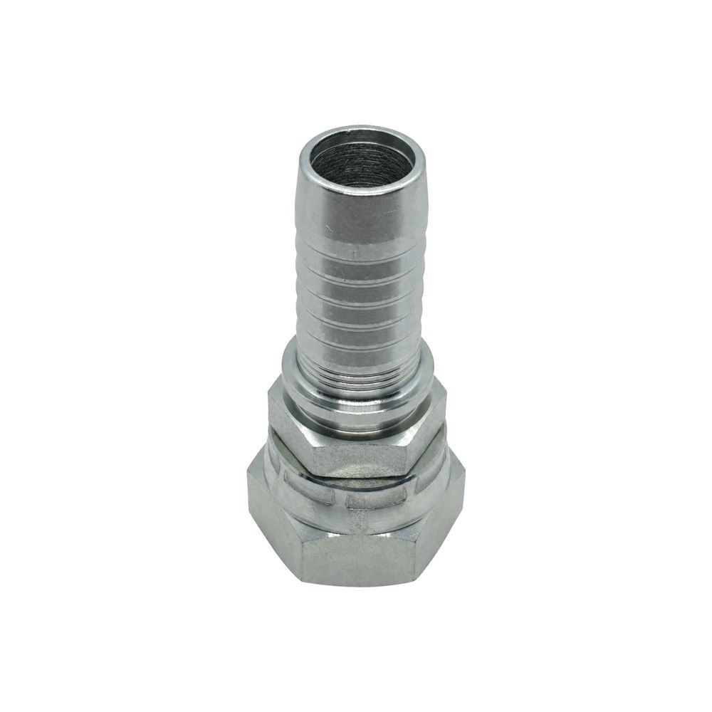 Hose Tail - BSP Swivel Female - Straight - Two-Piece Crimp-On