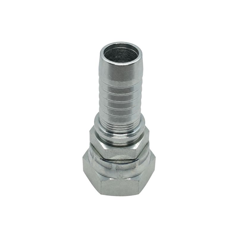 Hose Tail - BSP Swivel Female - Straight - Two-Piece Crimp-On