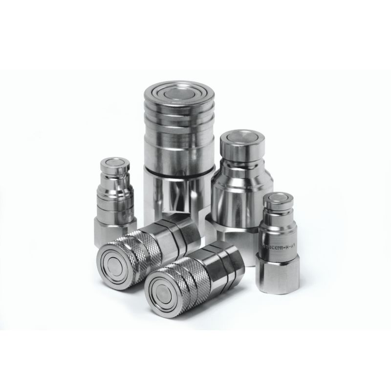 Stucchi A Series Flat Face Hydraulic Couplers ISO 16028 - BSP & SAE - 1/8 to 1-1/2 Inch Stucchi A Series Flat Face Hydraulic Couplers ISO 16028 - BSP & SAE - 1/8 to 1-1/2 Inch