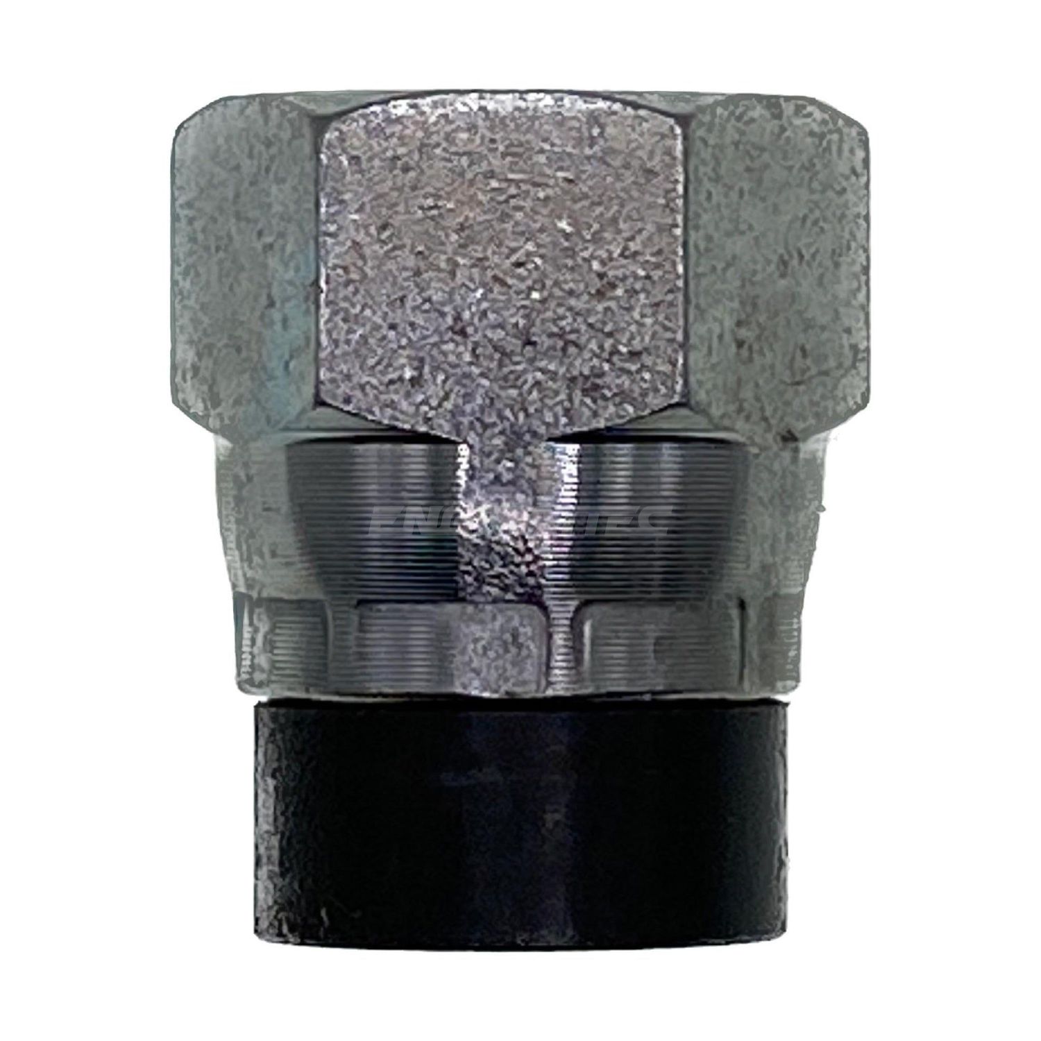 JIC Female x Tubeweld for Welding to Hydraulic Tube, Size: Adaptor - (09) 9/16" JIC Female x (06) 3/8" Tubeweld Female - Straight