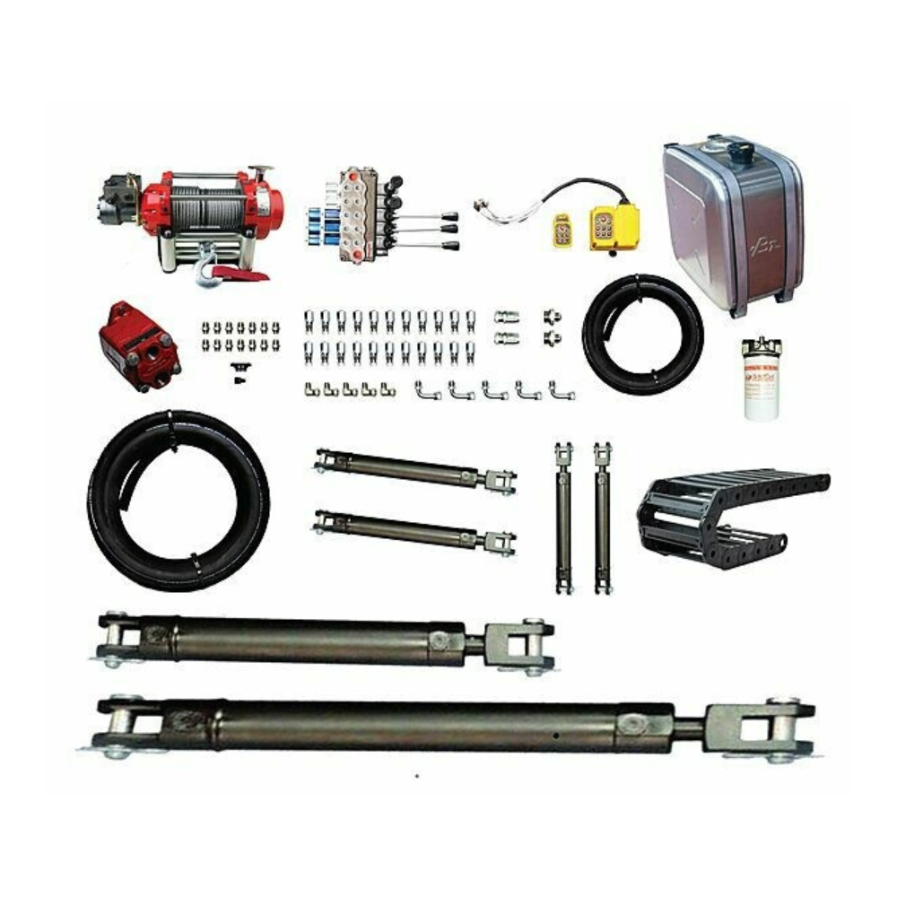 Tilt tray truck complete hydraulics package