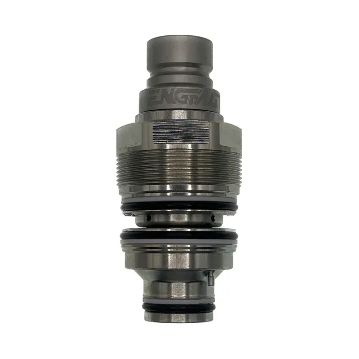 Older Bobcat Male Flat-Face Coupler for LHS Manifold - #6679837 Old style Male bobcat coupler manifold style