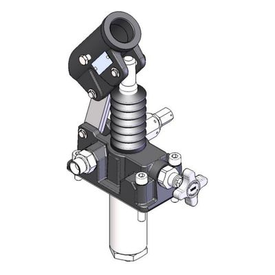 Badestnost Hand Pump - Single Acting, Tank Mount, 12 to 45 cc, 280 to 380 Bar, Handle Included Badestnost PRB single acting hydraulic hand pump with relief valve and release lever, tank mount, handle included, made in Europe