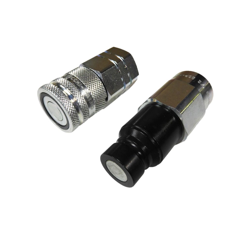 Stucchi Connect-Under-Pressure Flat Face Couplers - APM Male &amp; A-HD Female - ISO 16028