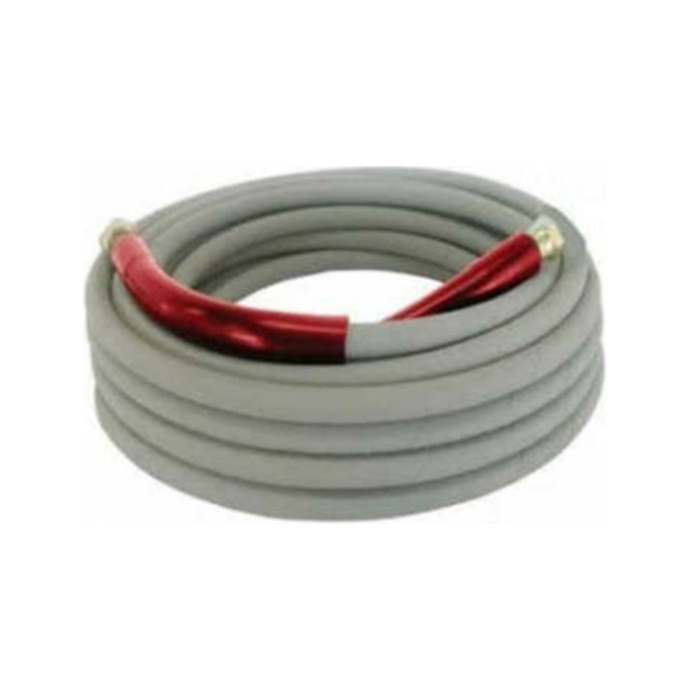 Lenflex R2 two wire pressure washer hose, 3/8 inch, grey non-marking cover
