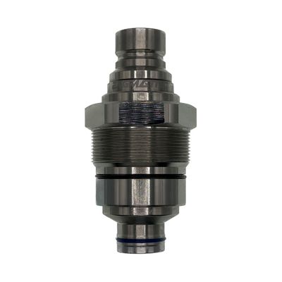 ENGMATTEC 4FFN-BOBCAT-M Cartridge type Male Flat Face Coupler, screws into the 4BD4FH manifold mounted to the boom on newer Bobcat Equipment, Replaces Bobcat Part Number 7246799.