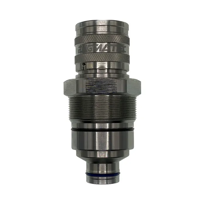 New style female bobcat coupler manifold style