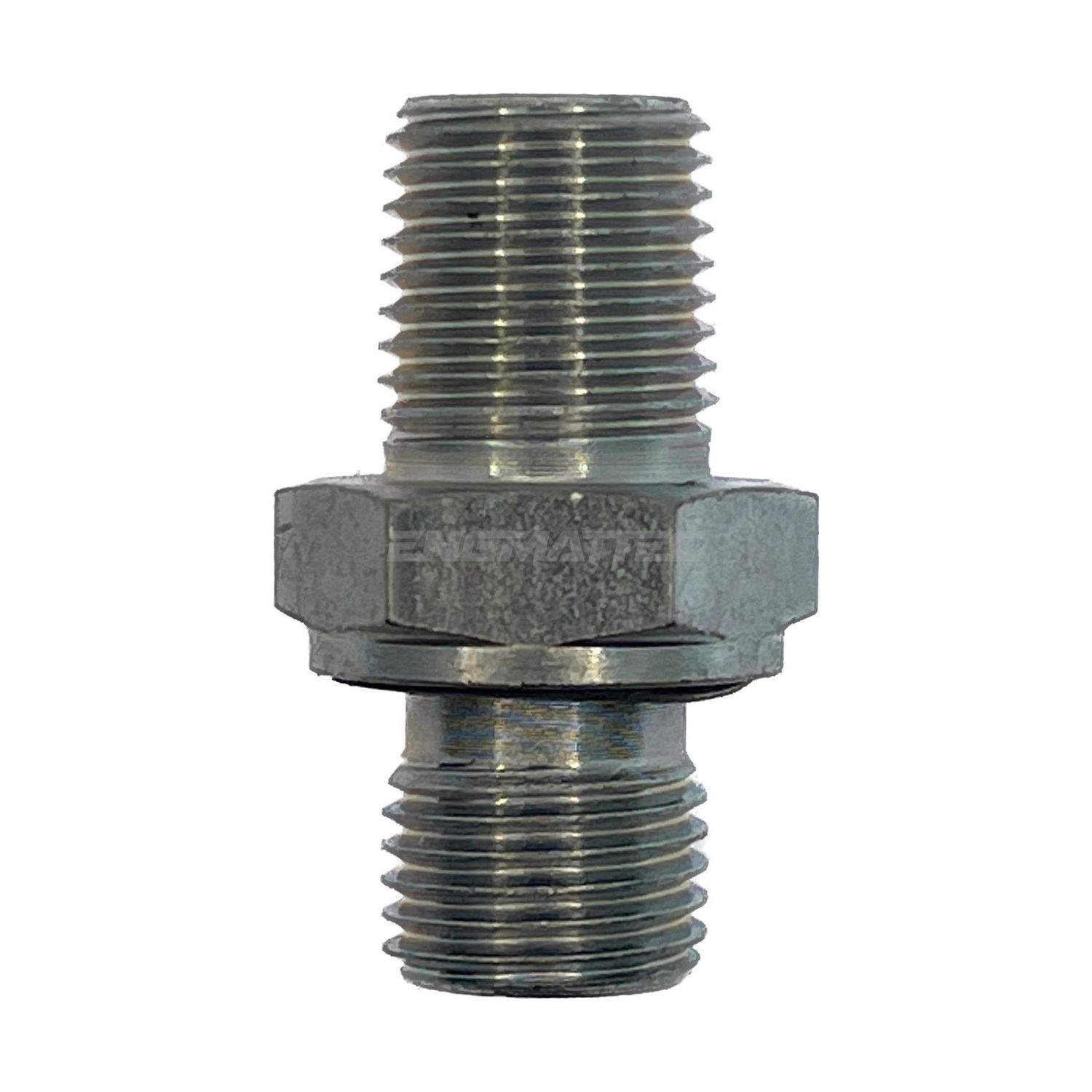 BSP Parallel Male x BSPT tapered Male Straight, Size: Adaptor - (04) 1/4" BSP Parallel Male x (04) 1/4" BSP Tapered Male - Straight