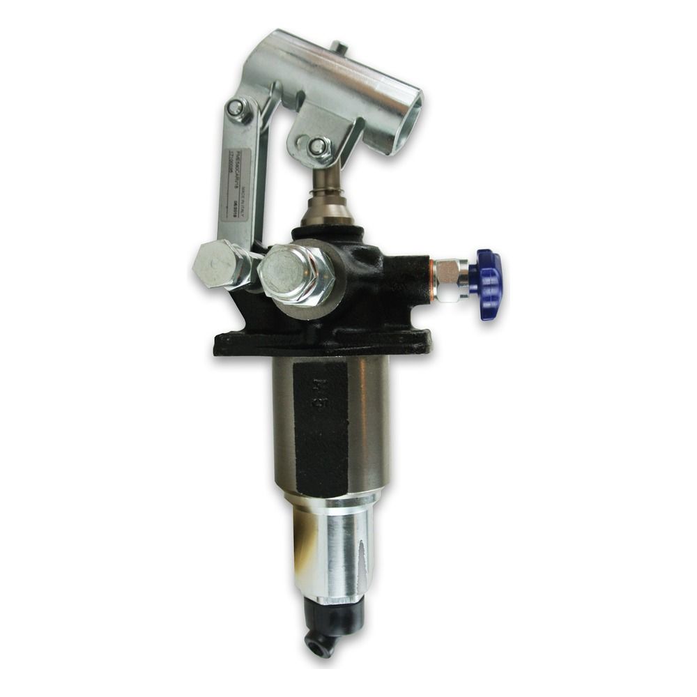 HV Hydraulic PM2V two stage Hi-Lo hydraulic hand pump, 80 cc and 5 cc stages, 500 bar, tank mount, made in Italy