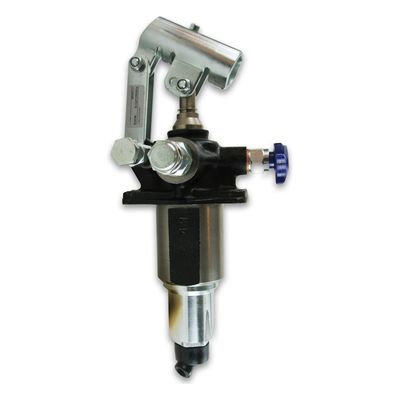 HV Hydraulic PM2V two stage Hi-Lo hydraulic hand pump, 80 cc and 5 cc stages, 500 bar, tank mount, made in Italy