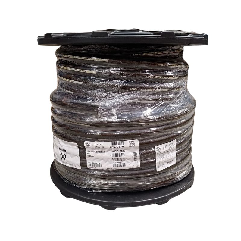 Gates R2AT -12 3/4 inch two-wire braided hydraulic hose