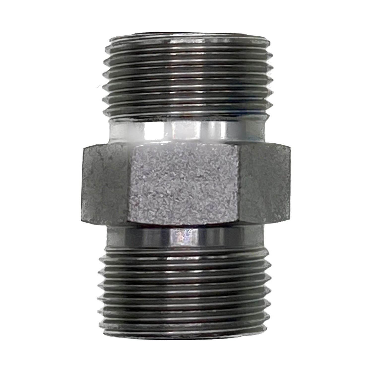 ORFS Male x ORFS Male Straight Nipples, Size: Adaptor - (09) 9/16" ORFS Male x (09) 9/16" ORFS Male - Straight