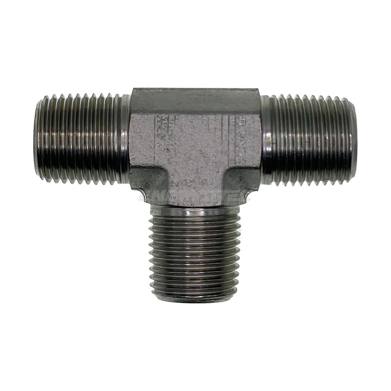 BSP Tapered Male Tee, Size: Tee Piece - BSP Tapered Male (04) 1/4" x BSP Tapered Male (04) 1/4" x BSP Tapered Male (04) 1/4" - Male Tee