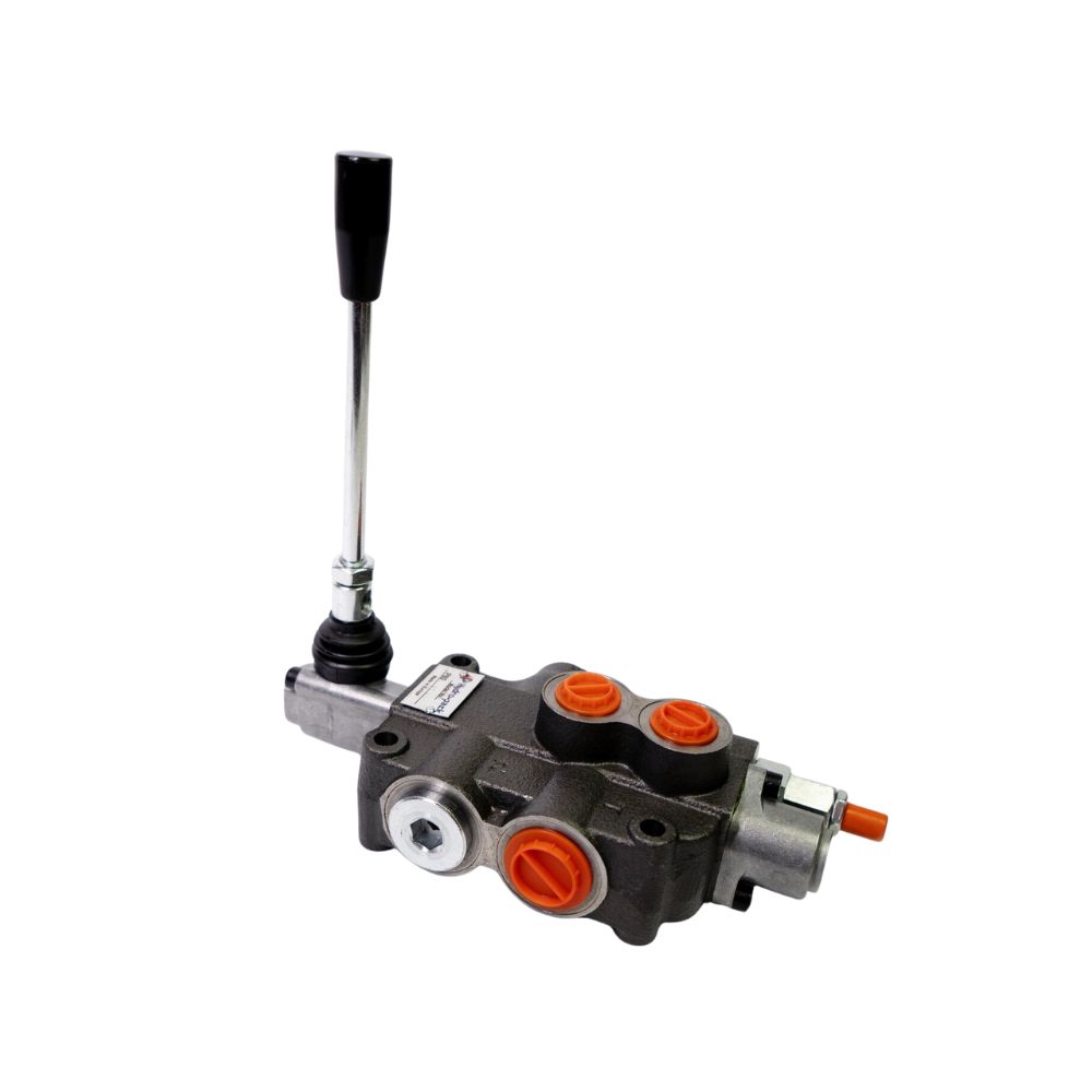 Badestnost Z50 Monoblock Valve – 1 to 7 Spool, 40 L/min, 1/2" and 3/8" BSPP, Spools and Configuration: 1 Spool – Cylinder Spool, Double Acting (Standard)