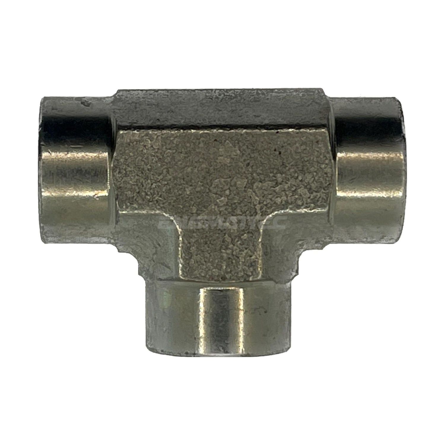 BSP Tapered Female Socket Tee, Size: Tee Piece - (04) 1/4" BSP Tapered Female x (04) 1/4" BSP Tapered Female x (04) 1/4" BSP Tapered Female - Straight