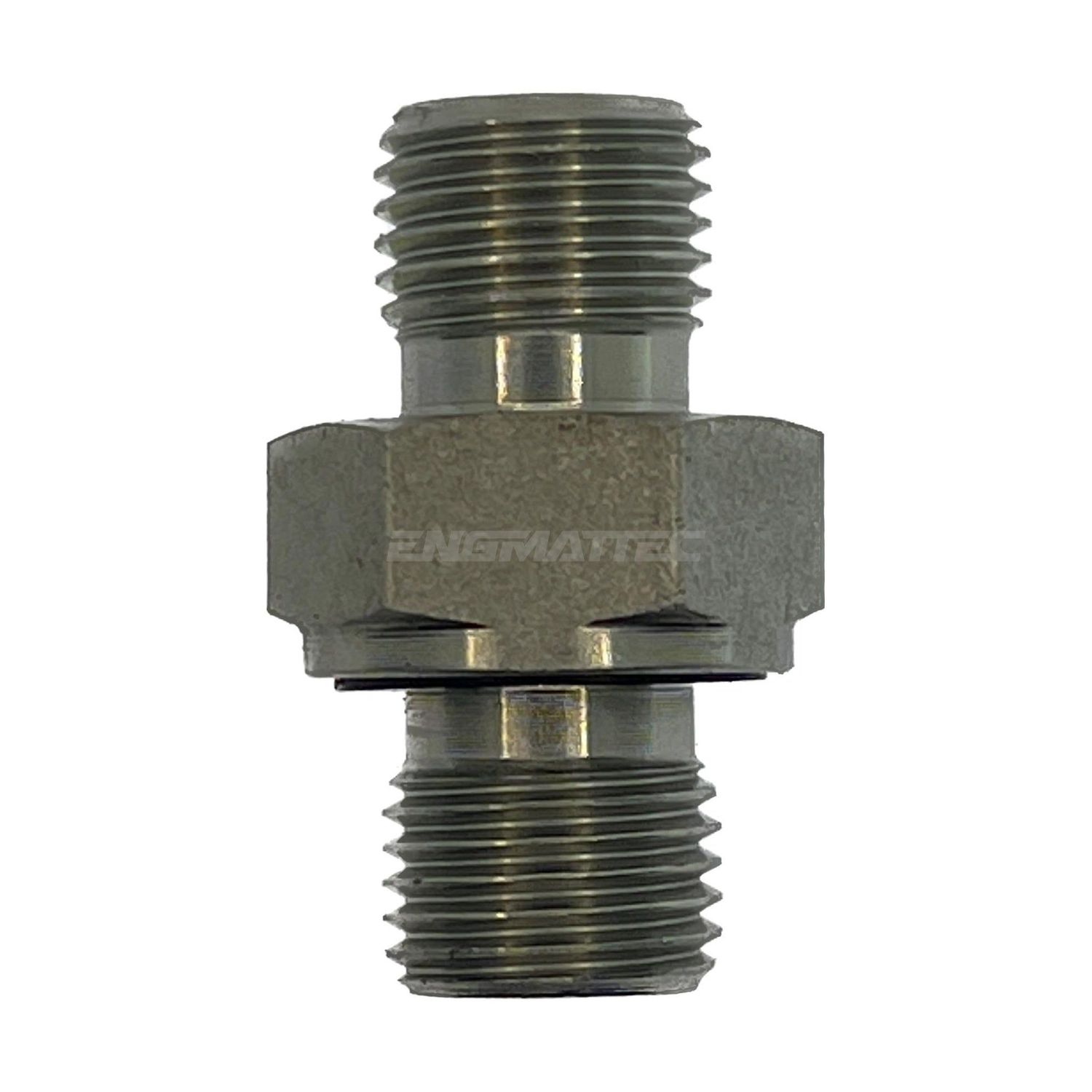 BSP Parallel Male x BSP Parallel Male Straight Adaptor, Size: Adaptor - (02) 1/8" BSP Parallel Male x (02) 1/8" BSP Parallel Male - Straight