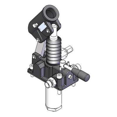 Badestnost Hand Pump - Double Acting, Tank Mount, 12 to 45 cc, 280 to 380 Bar, Handle Included Badestnost PRBD double acting hydraulic hand pump with 4/3 flow divider and relief valve, tank mount, handle included, made in Europe