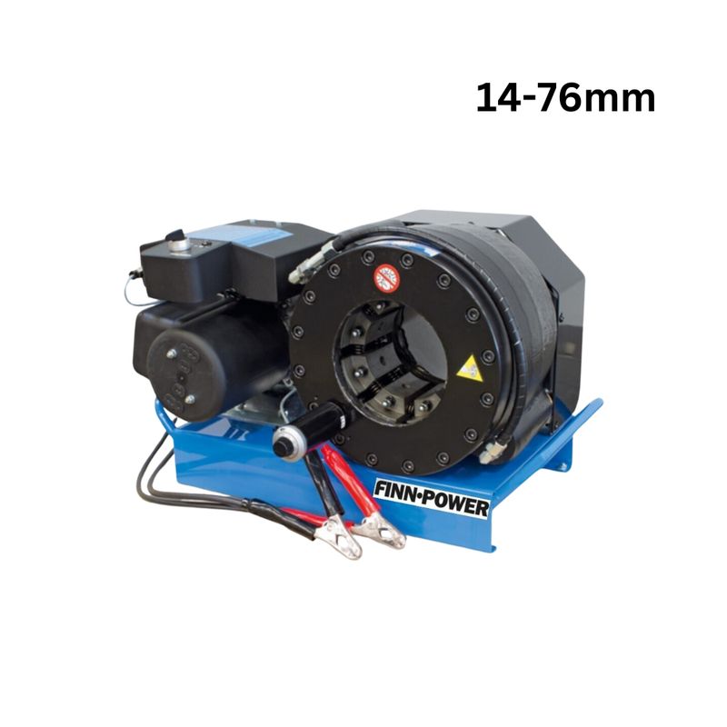 FINN POWER 2 Inch Hydraulic Hose Crimper crimps from 14 -76 mm 24 V DC
