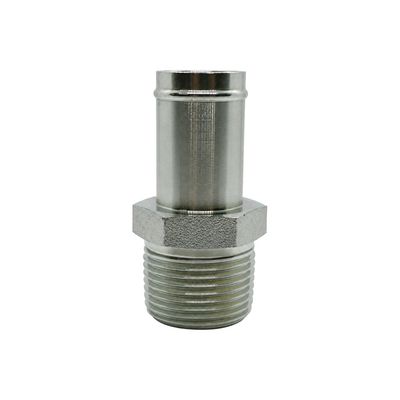 Low-Pressure Hose Tail - BSPT Male Tapered - Straight - Crimp-On
