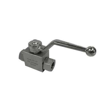 KHB 2-Way Hydraulic Ball Valve - 1/4" (6.4 mm) to 1 1/2" (38.1 mm) BSPP - up to 500 bar