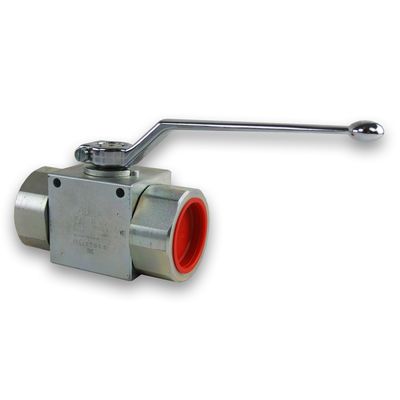 Oleoweb 2-Way Hydraulic Ball Valve - 1/4" (6.4 mm) to 1 1/2" (38.1 mm) BSPP - 500 bar