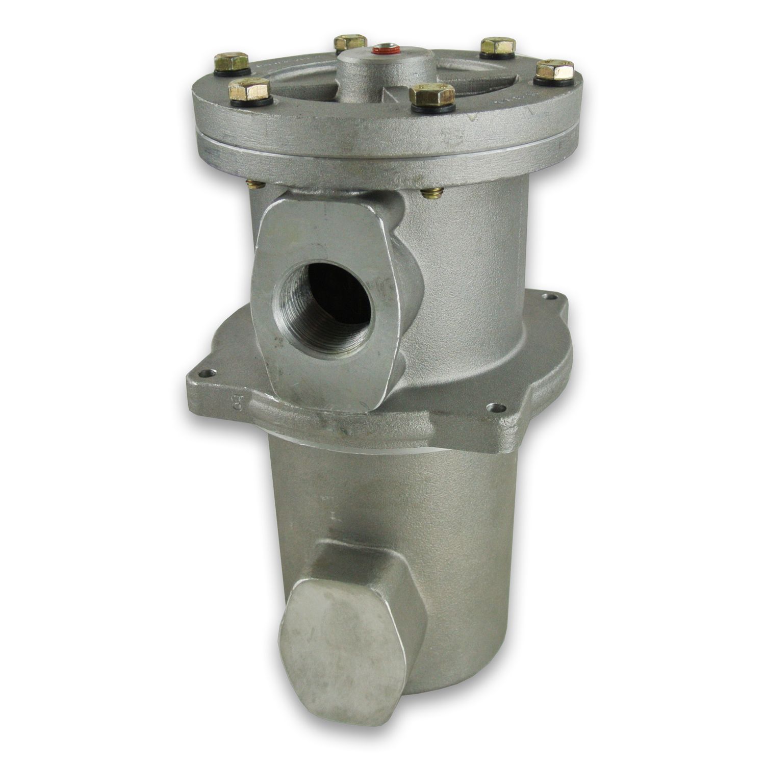 Tank Top Return Filter Dual Entry 1/2" BSPP to 2-1/2" SAE 40-250 LPM – Housings &amp; Elements (CFR), Part: Complete Housing 1/2" BSPP Dual Entry – 40 LPM (10µm)