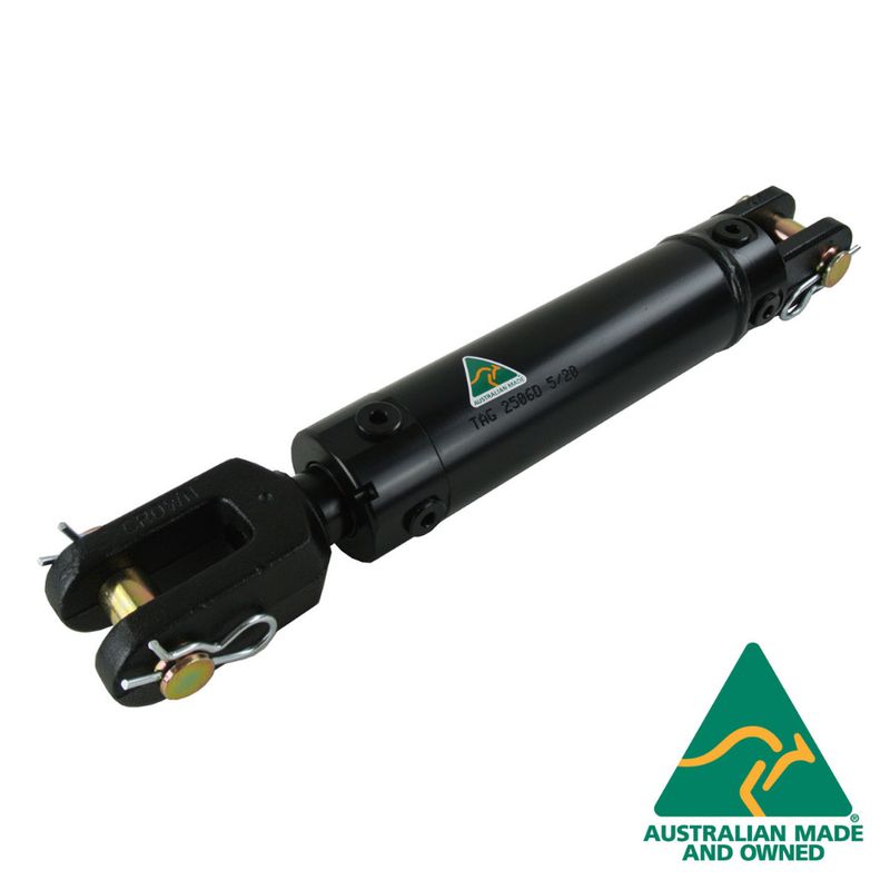 Australia Made Cylinders 2.5 Australia Made Cylinders 2.5 inch bore Various Strokes 6.6 Tons push at 3,000 PSI