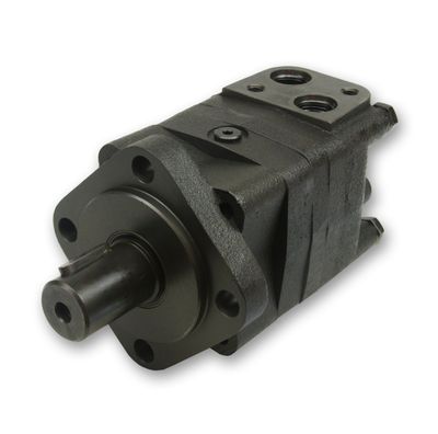 M & S MLHS Orbital Disc Valve Hydraulic Motor, OMS, TG , RE Standard MLHS Disc Valve Hydraulic Motor with SAE-A 4 Bolt Mount, Straight Keyed Shaft and Rear Side Entry Ports