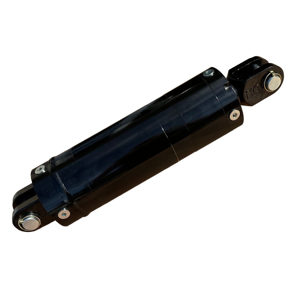 5 inch bore hydraulic cylinder with 2 inch chrome rod and 1-1/4 inch clevis pins