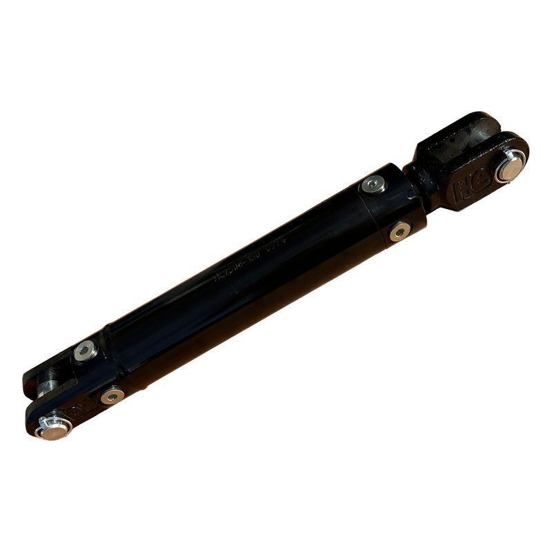 2.5 inch bore hydraulic cylinder with 1.5 inch chrome rod and female clevis ends