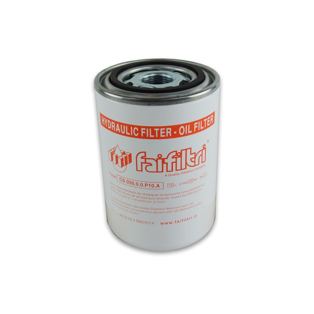 Hydraulic Oil Filter Spin-On 3/4" BSPP 35-100 LPM – Elements &amp; Complete Suction/Return Assemblies, Micron Rating: 10 Micron Nominal, Can Length: 4" (148mm) – 35 LPM, Configuration: Element Only